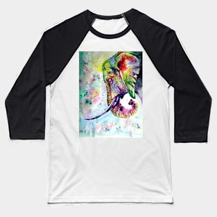 Colorful elephant dreaming Baseball T-Shirt